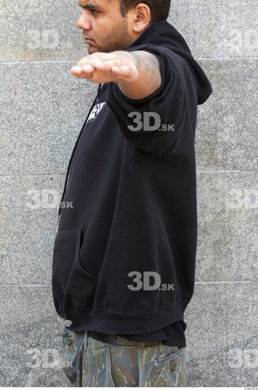 Upper Body Man Casual Sweatshirt Street photo references