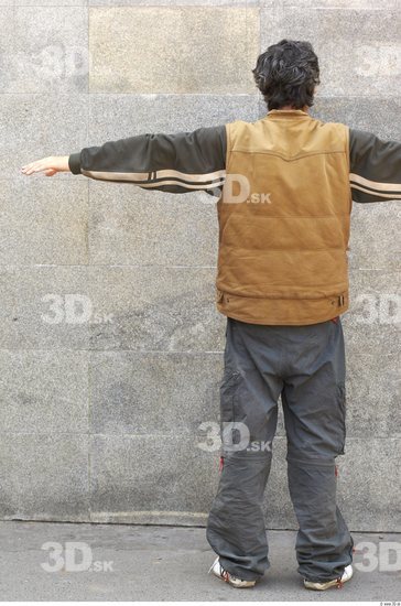 Whole Body Head Man T poses Casual Slim Athletic Street photo references