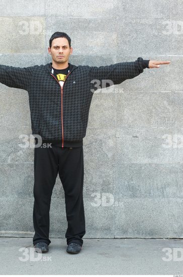 Whole Body Man T poses White Sports Athletic
