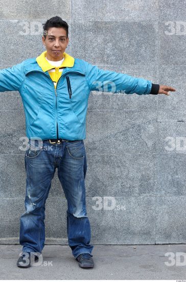 Whole Body Head Man Woman T poses Casual Average Street photo references