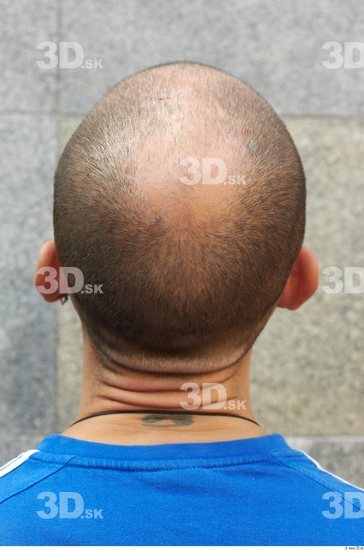 Hair Man White Slim Bald