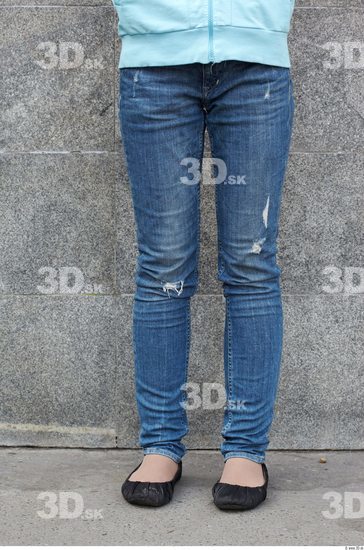 Leg Head Man Woman Casual Jeans Slim Athletic Street photo references