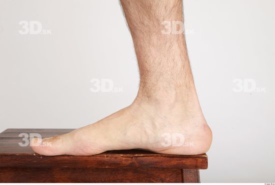 Foot Whole Body Man Nude Casual Athletic Studio photo references