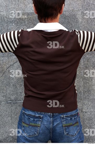 Upper Body Head Woman Casual Pullower Slim Street photo references