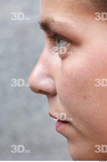 Nose Head Man Woman Casual Slim Street photo references