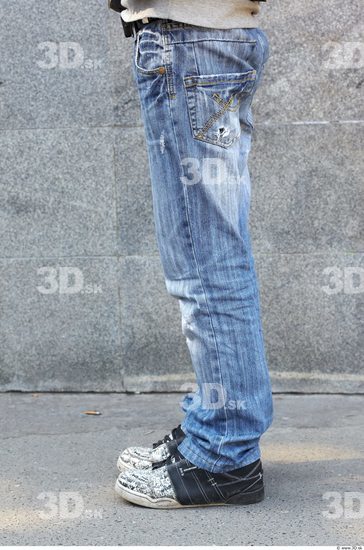 Leg Head Man Woman Casual Jeans Slim Street photo references