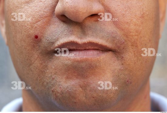 Mouth Head Man Casual Slim Overweight Street photo references