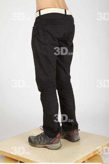 Leg Whole Body Man Casual Trousers Slim Studio photo references