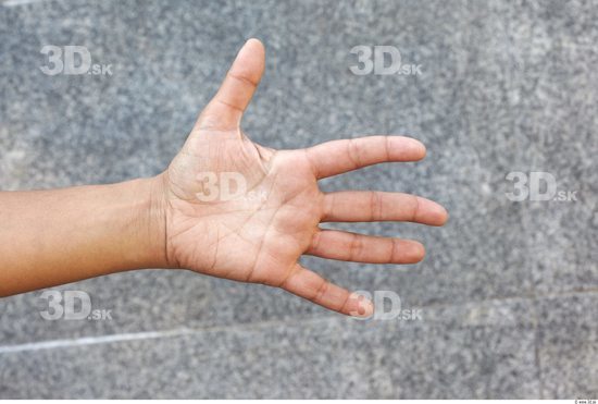 Hand Head Woman Casual Slim Average Street photo references