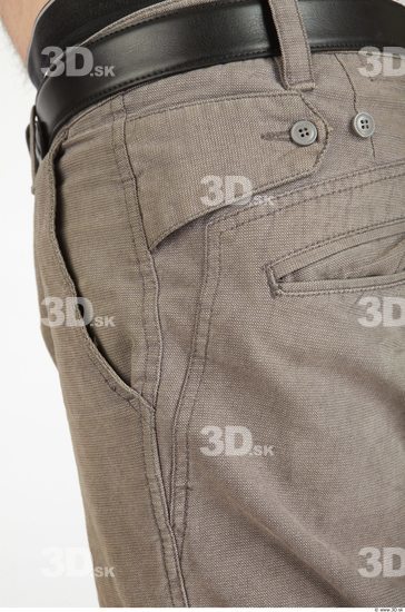 Whole Body Bottom Man Casual Trousers Average Studio photo references