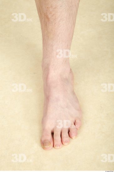 Foot Whole Body Man Nude Casual Average Studio photo references