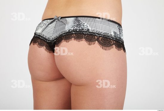 Whole Body Bottom Woman Casual Underwear Slim Panties Studio photo references
