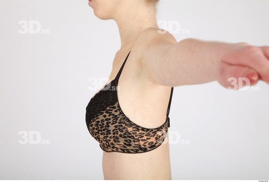Chest Whole Body Woman Underwear Formal Bra Slim Studio photo references