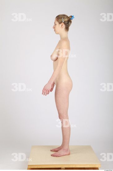 Whole Body Woman Nude Formal Slim Studio photo references