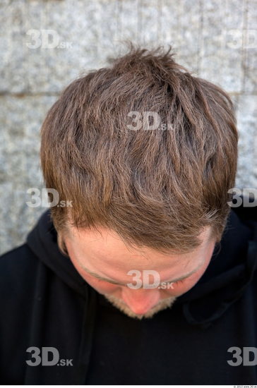 Hair Man White Average