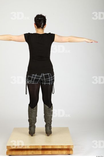 Whole Body Woman T poses Casual Pregnant Studio photo references