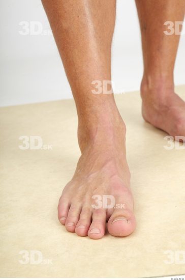 Foot Whole Body Man Nude Casual Slim Studio photo references