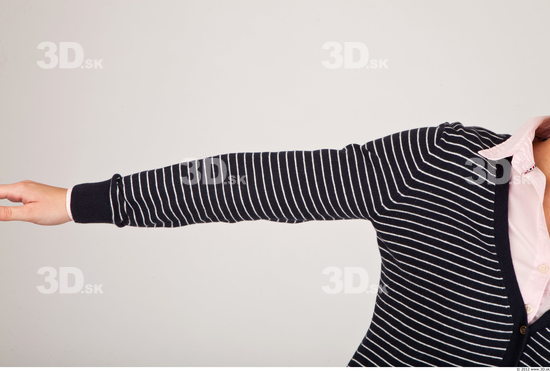 Arm Whole Body Woman Casual Sweater Athletic Studio photo references