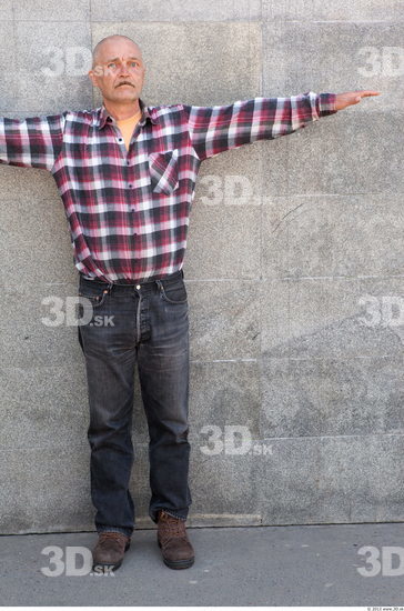 Whole Body Head Man T poses Casual Average Street photo references