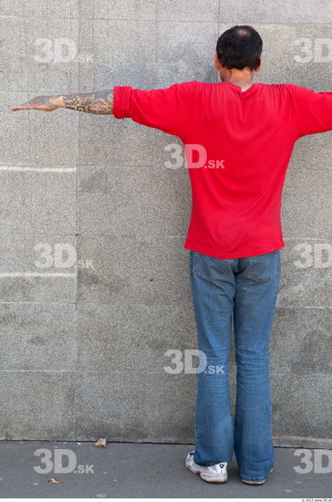 Whole Body Head Man T poses Casual Average Street photo references