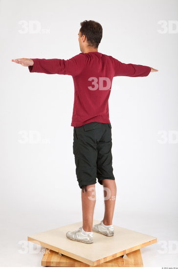 Whole Body Man T poses Sports Athletic Studio photo references