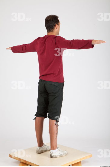 Whole Body Man T poses Sports Athletic Studio photo references