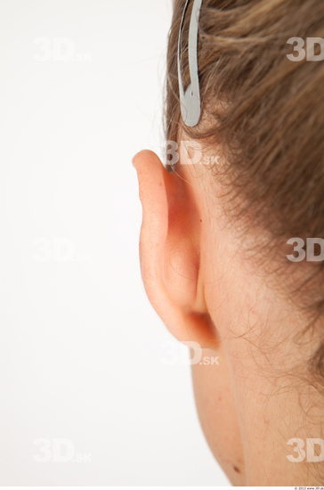 Ear Whole Body Man Casual Slim Studio photo references