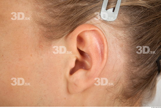 Ear Whole Body Man Casual Slim Studio photo references