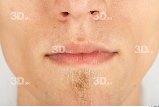 Mouth Whole Body Man Casual Slim Studio photo references