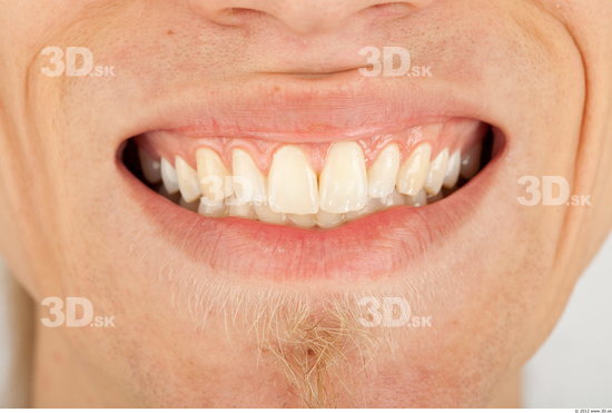 Whole Body Teeth Man Casual Slim Studio photo references