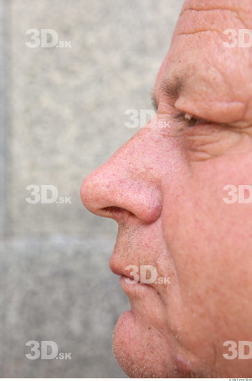 Nose Head Man Casual Slim Overweight Street photo references