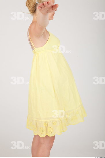 Upper Body Whole Body Woman Casual Dress Pregnant Studio photo references