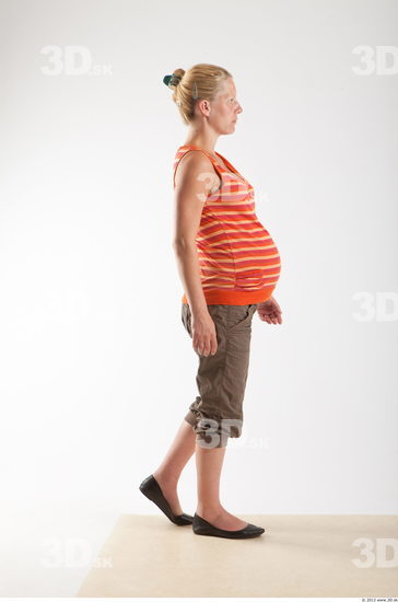 Whole Body Woman Animation references White Casual Pregnant