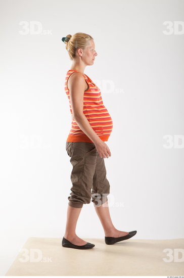 Whole Body Woman Animation references White Casual Pregnant