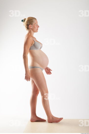 Whole Body Woman Animation references White Casual Pregnant