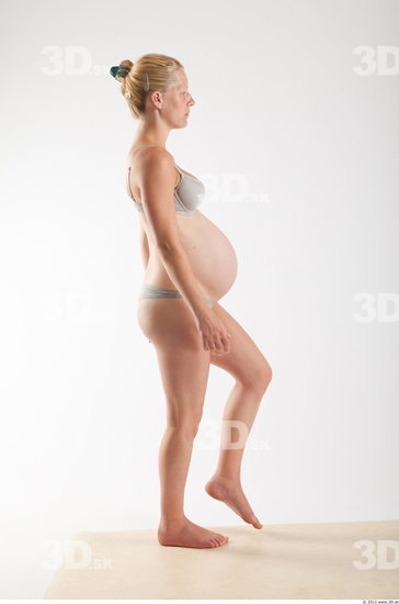 Whole Body Woman Animation references White Casual Pregnant