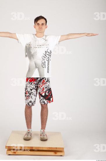 Whole Body Man Animation references T poses Sports Slim Studio photo references