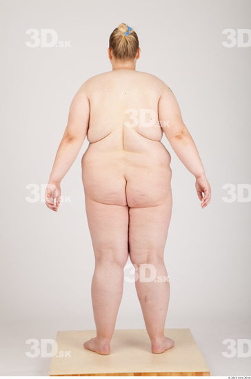 Whole Body Woman Animation references Nude Casual Overweight Studio photo references