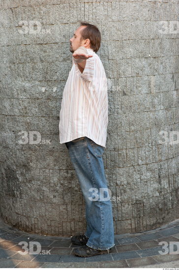 Whole Body Man T poses Casual Average Street photo references