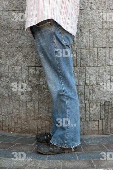 Leg Man Casual Jeans Average Street photo references