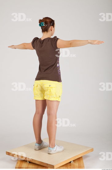 Whole Body Woman Animation references T poses Casual Average Studio photo references