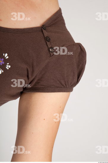 Arm Whole Body Woman Animation references Casual Shirt T shirt Average Studio photo references