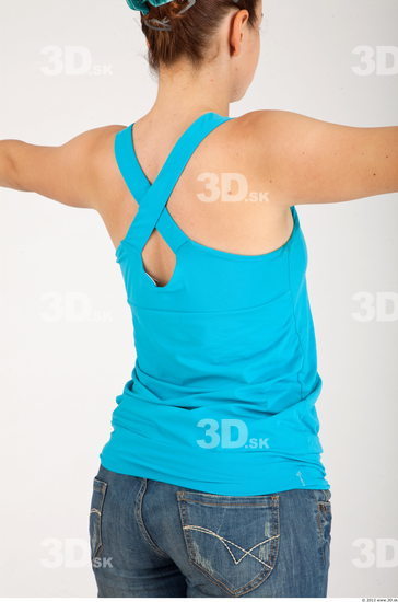 Upper Body Whole Body Woman Animation references Casual Singlet Average Studio photo references