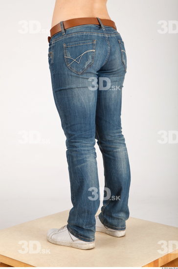 Leg Whole Body Woman Animation references Casual Jeans Average Studio photo references