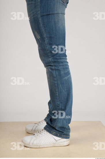 Calf Whole Body Woman Animation references Casual Jeans Average Studio photo references