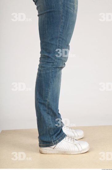 Calf Whole Body Woman Animation references Casual Jeans Average Studio photo references
