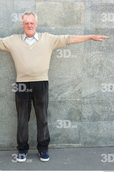 Whole Body Man T poses Casual Average Street photo references