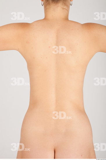 Whole Body Back Woman Animation references Nude Casual Slim Studio photo references