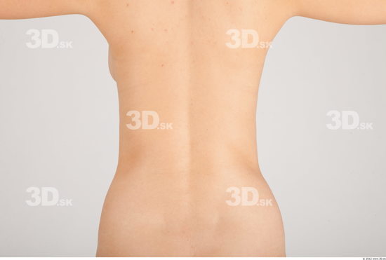 Whole Body Back Woman Animation references Nude Casual Slim Studio photo references