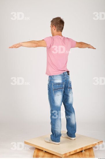 Whole Body Man Animation references T poses Casual Athletic Studio photo references